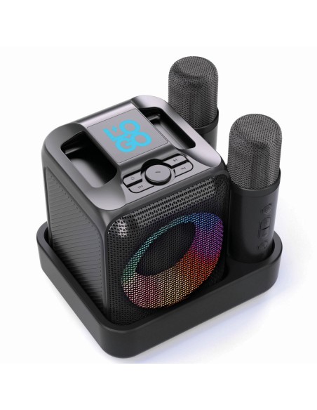 Karaoke con doppio microfono Singvibe in plastica RCS Karaoke con doppio microfono Singvibe in plastica RCS